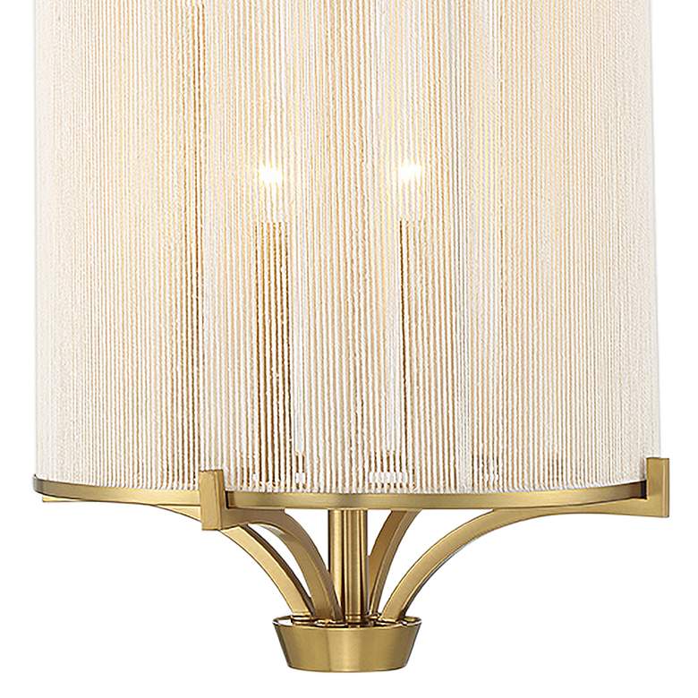 Image 2 Savoy House Wynwood 16 inch Wide Warm Brass 4-Light Chandelier more views