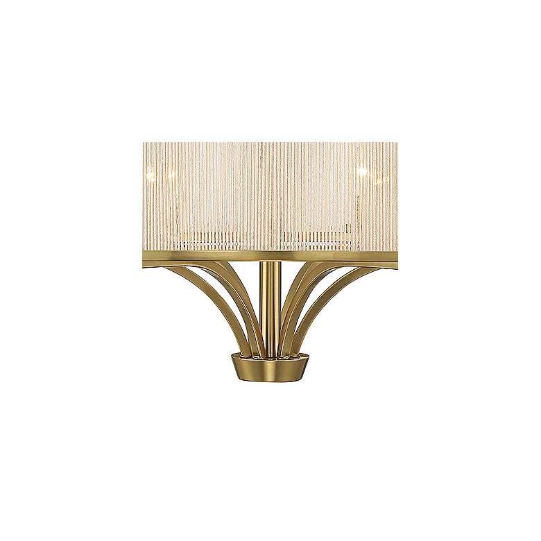 Image 2 Savoy House Wynwood 30"W Warm Brass 6-Light Drum Chandelier more views