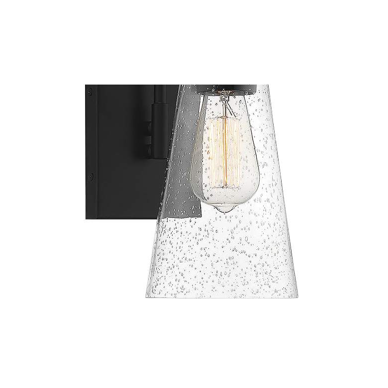 Image 3 Savoy House York 16" High Matte Black Adjustable Wall Sconce more views