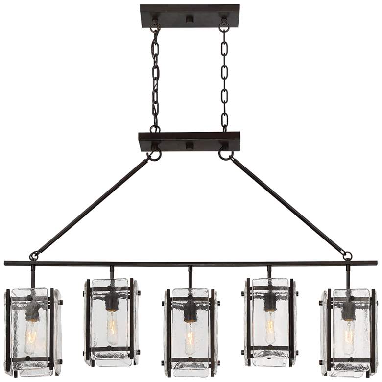 Image 2 Savoy Lighting Glenwood 45 1/4" Bronze Kitchen Island Light Pendant
