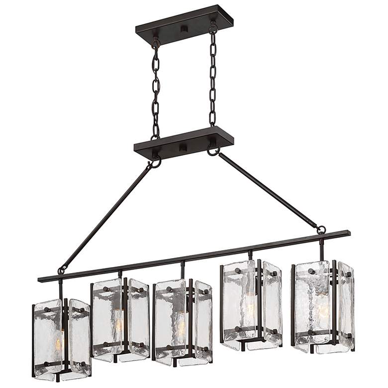 Image 3 Savoy Lighting Glenwood 45 1/4" Bronze Kitchen Island Light Pendant more views