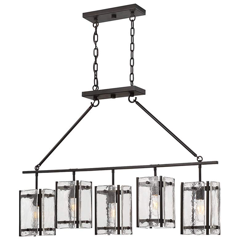 Image 4 Savoy Lighting Glenwood 45 1/4" Bronze Kitchen Island Light Pendant more views