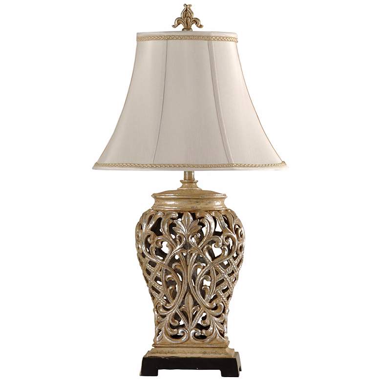 Image 1 Savoy Silver Table Lamp