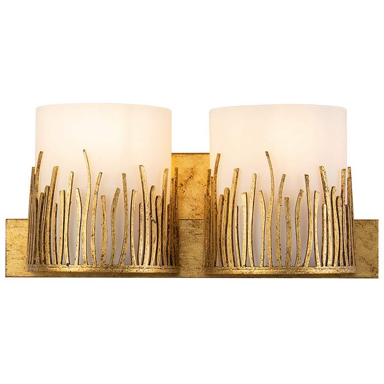 Image 1 Sawgrass 2 Light Vanity In Distressed Gold