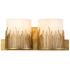 Sawgrass 2 Light Vanity In Distressed Gold
