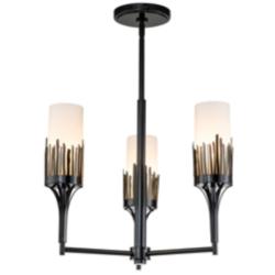 Sawgrass 3 Lt Chandelier in Black