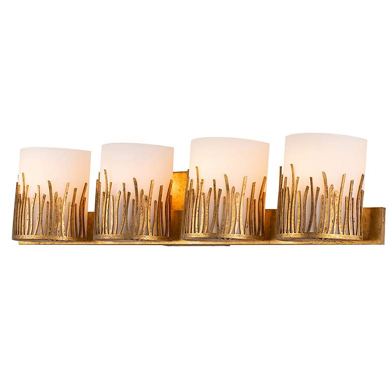 Image 1 Sawgrass 4 Light Bath Bar In Distressed Gold