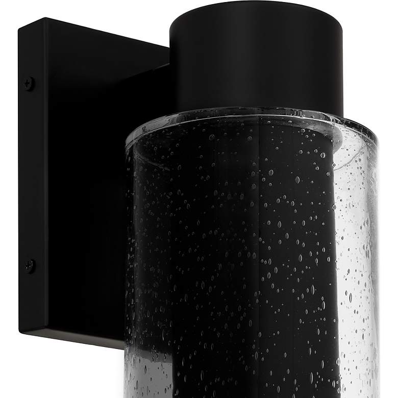 Image 5 Sawyer 1-Light Matte Black Dark Sky Outdoor Wall Lantern more views
