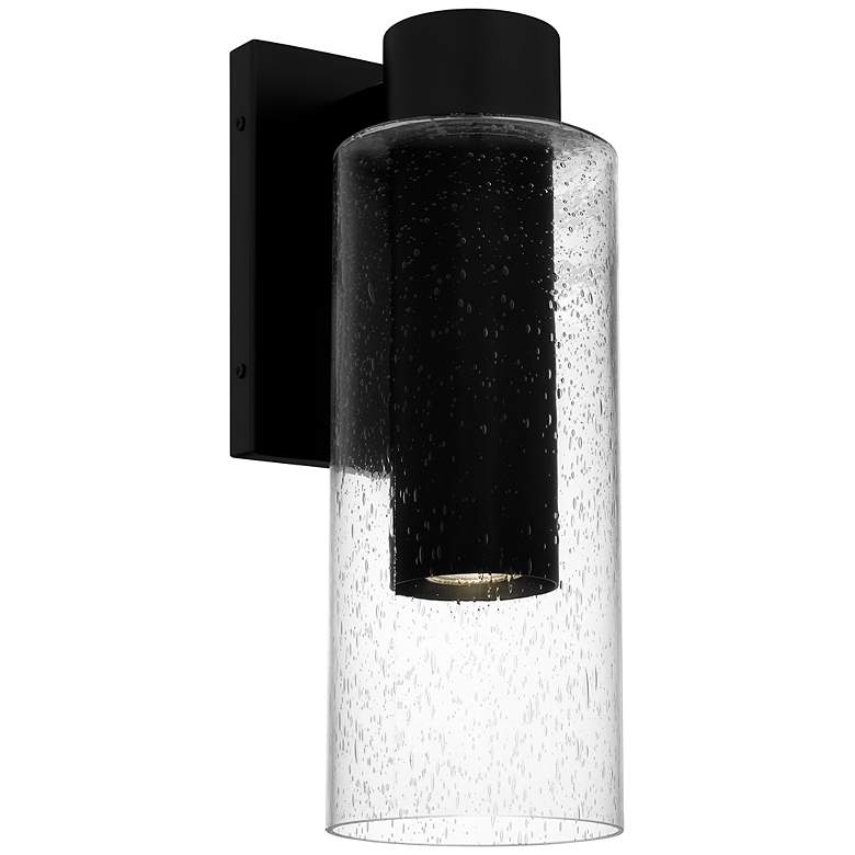 Image 1 Sawyer 1-Light Matte Black Dark Sky Outdoor Wall Lantern