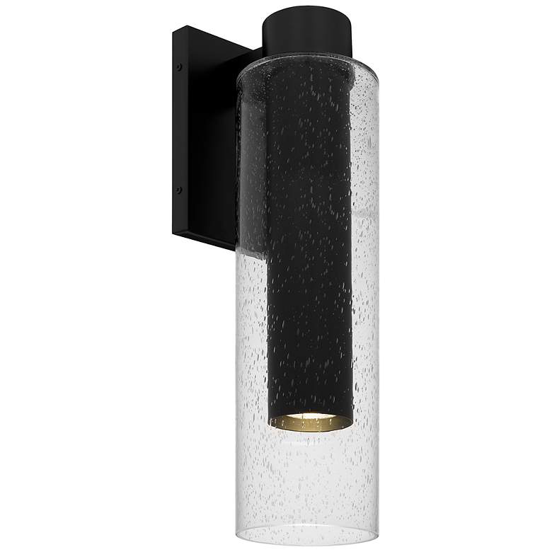 Image 1 Sawyer 1-Light Matte Black Dark Sky Outdoor Wall Lantern