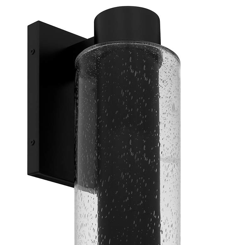 Image 5 Sawyer 1-Light Matte Black Dark Sky Outdoor Wall Lantern more views