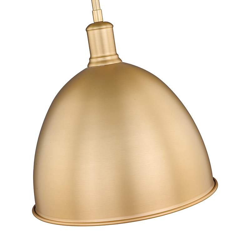 Image 3 Sawyer 12 1/2" Wide Classic Brass Pendant Light more views