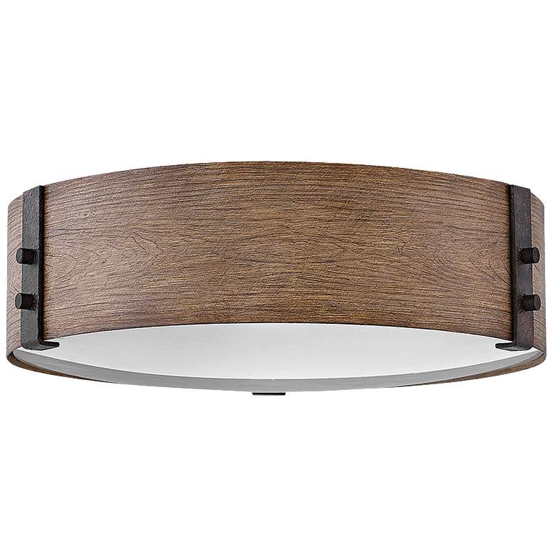 Image 1 Sawyer 15 inchW Brown Outdoor Ceiling Light by Hinkley Lighting
