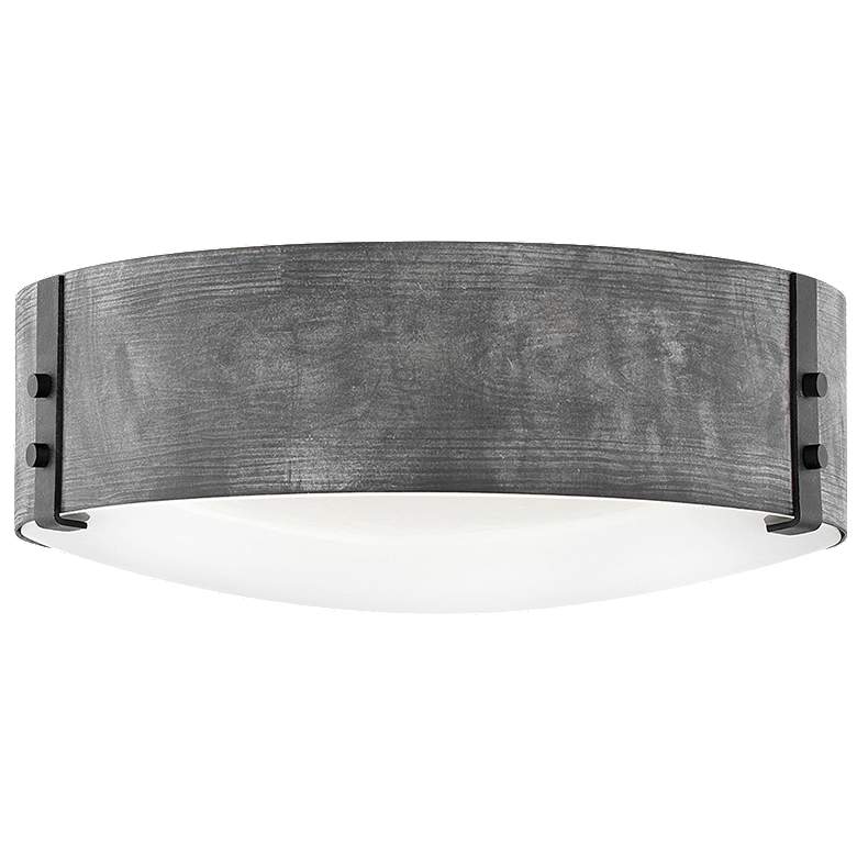Image 1 Sawyer 15 inchW Silver Outdoor Ceiling Light by Hinkley Lighting