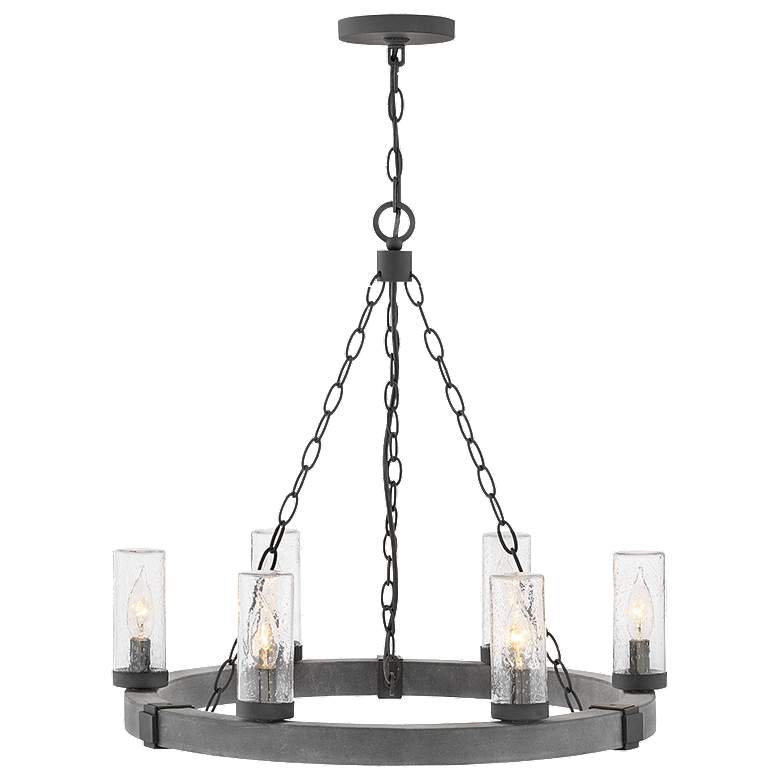 Image 1 Sawyer 23 1/4 inchH 4W Outdoor Hanging Light by Hinkley Lighting