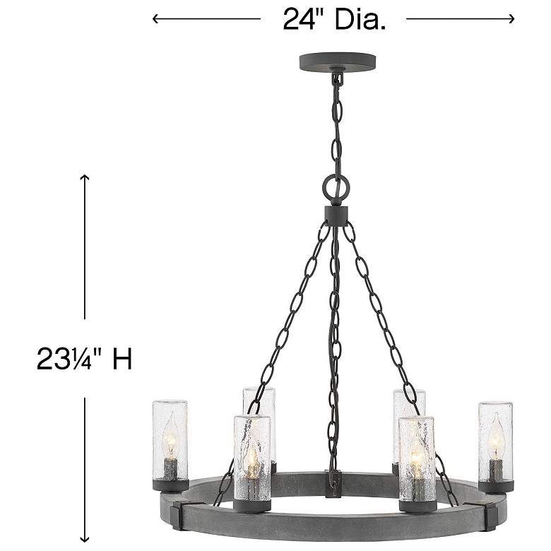 Image 4 Sawyer 23 1/4"H 4W Outdoor Hanging Light by Hinkley Lighting more views
