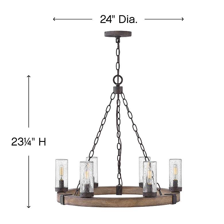 Image 4 Sawyer 23 1/4"H Outdoor Hanging Light by Hinkley Lighting more views