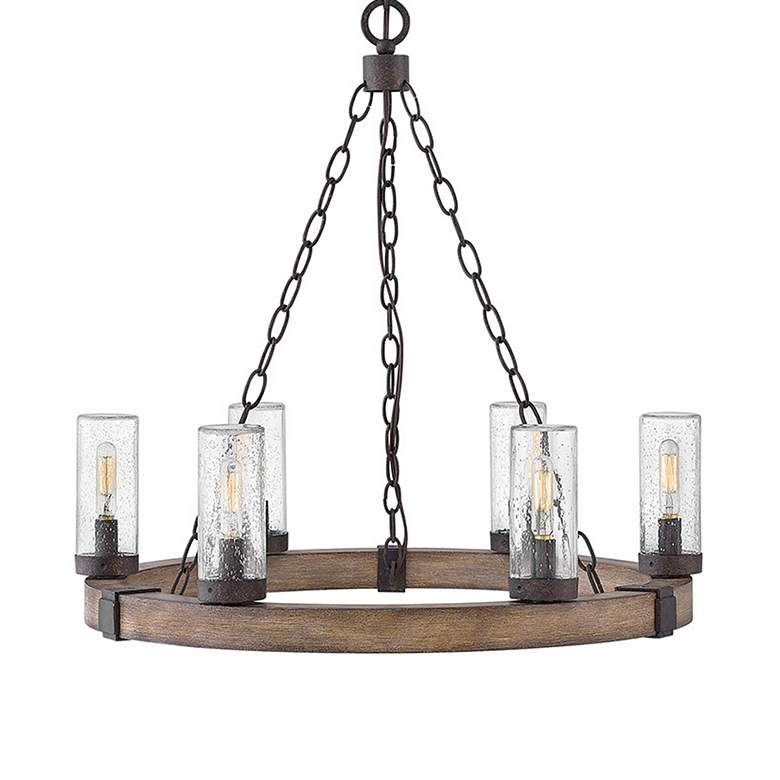 Image 3 Sawyer 23 1/4"H Sequoia 6-Light LED Outdoor Hanging Light more views