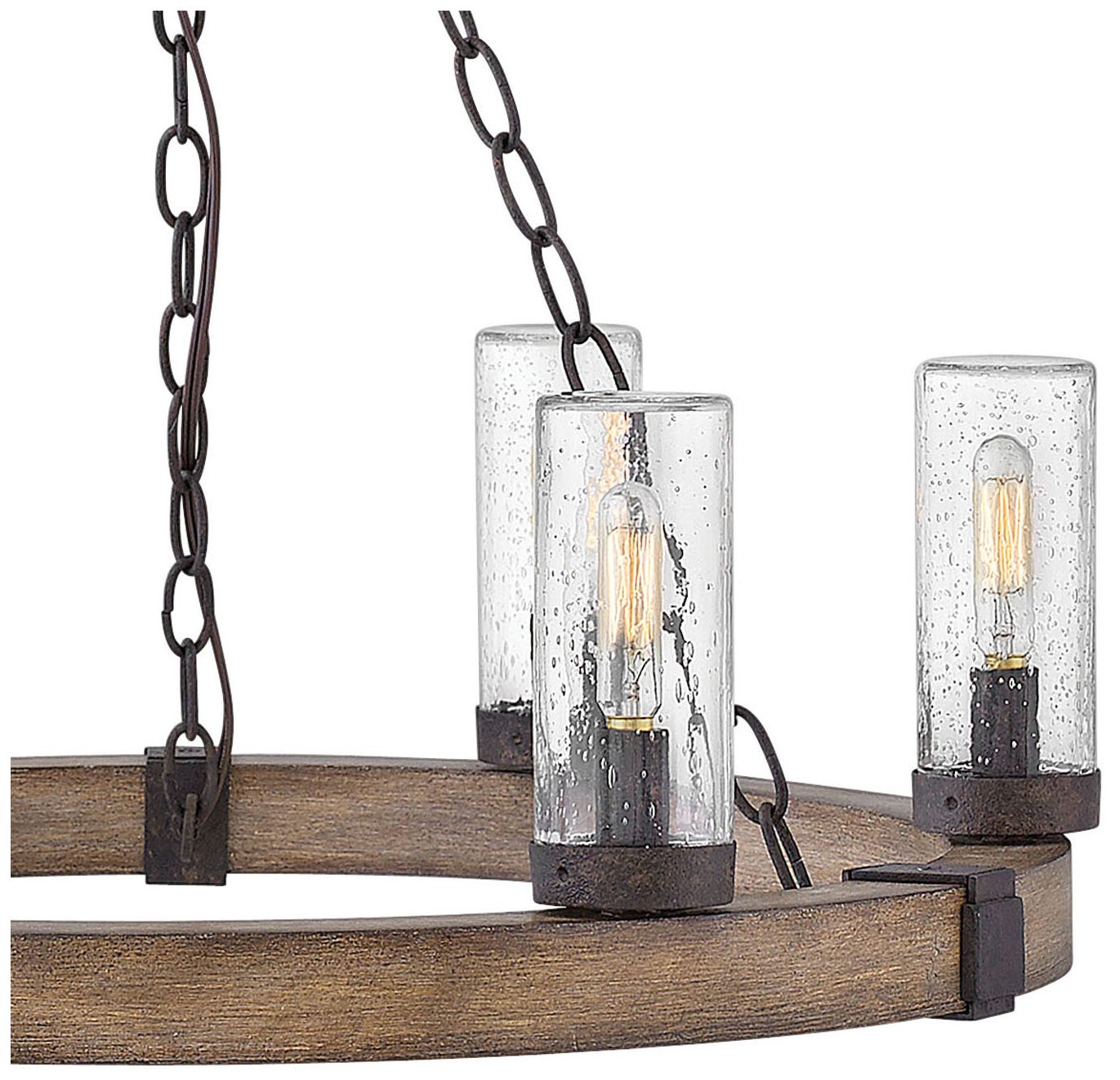 Image 3 Sawyer 24" High Sequoia 6-Light LED Outdoor Hanging Light more views