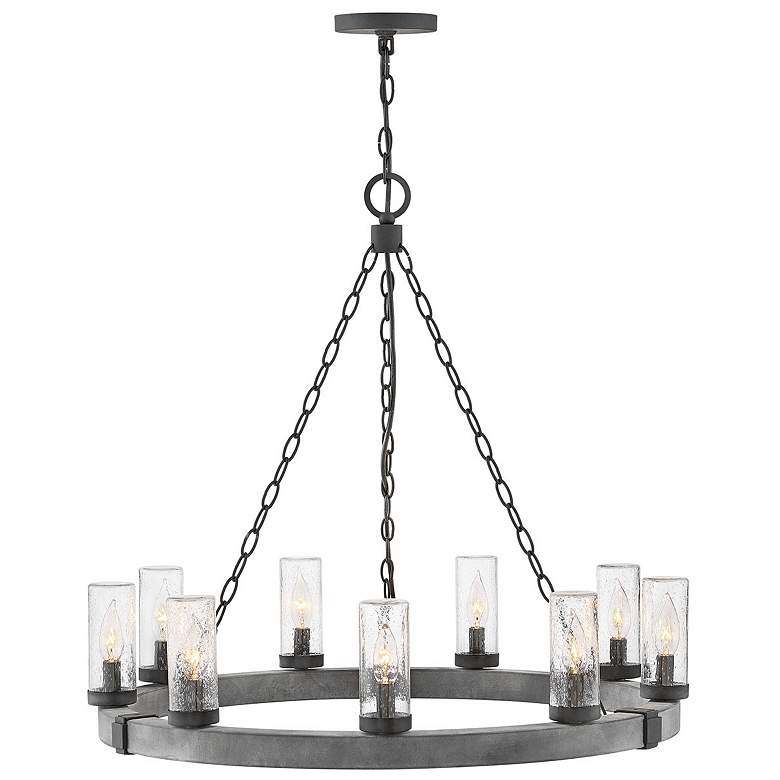 Image 1 Sawyer 27 3/4"H 3W Outdoor Hanging Light by Hinkley Lighting