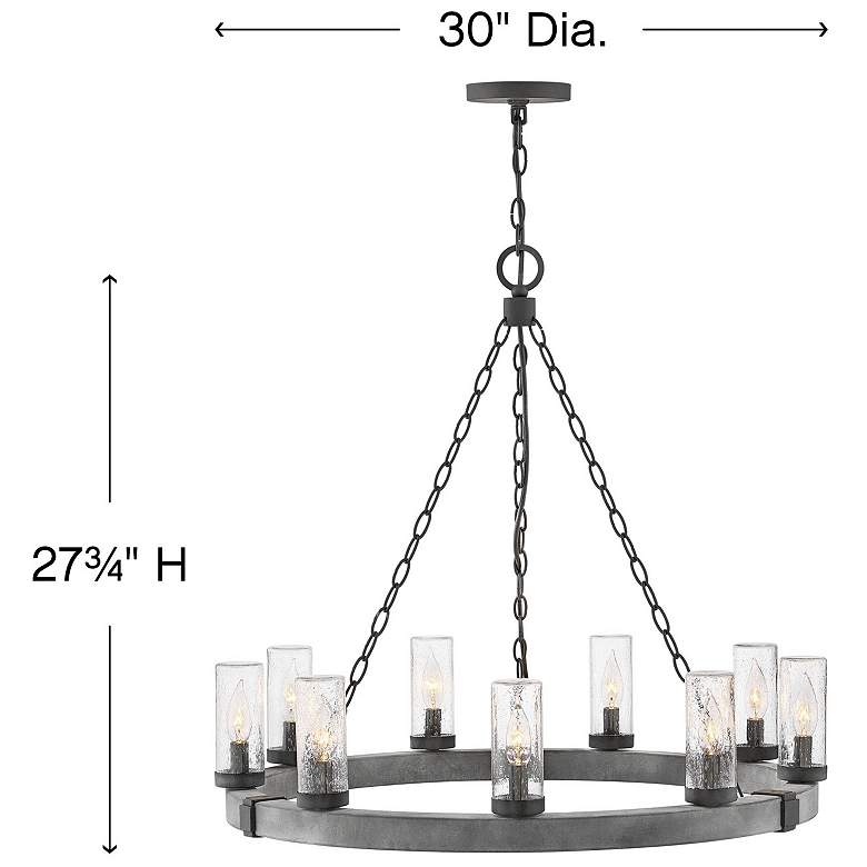 Image 3 Sawyer 27 3/4"H 3W Outdoor Hanging Light by Hinkley Lighting more views