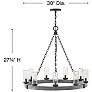 3_Sawyer 27 3/4"H 3W Outdoor Hanging Light by Hinkley Lighting more views