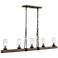 Sawyer 42" Wide Sequoia Outdoor Kitchen Island Light Pendant