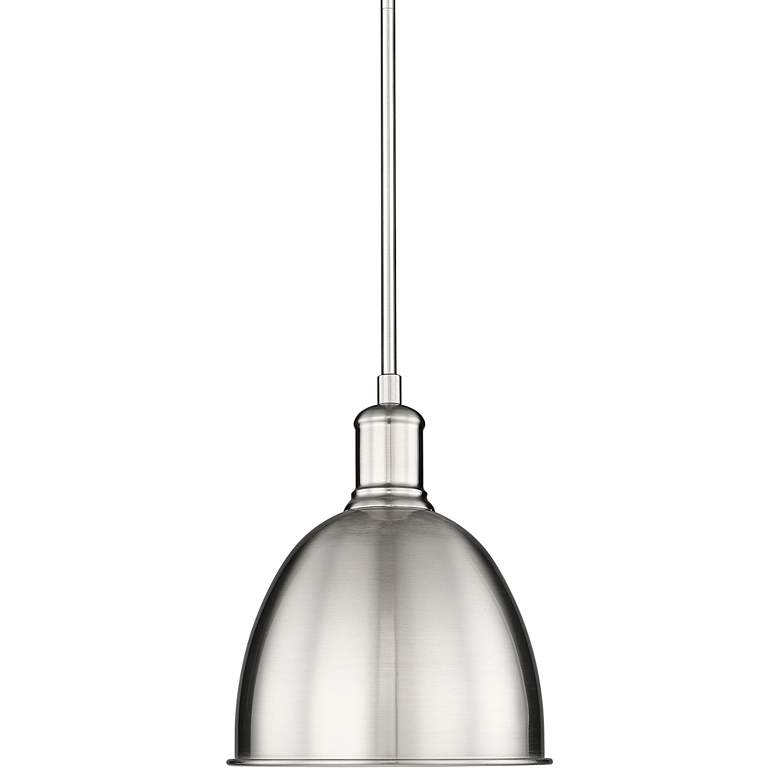 Image 3 Sawyer 8 1/4" Wide Brushed Nickel Dome Mini Pendant