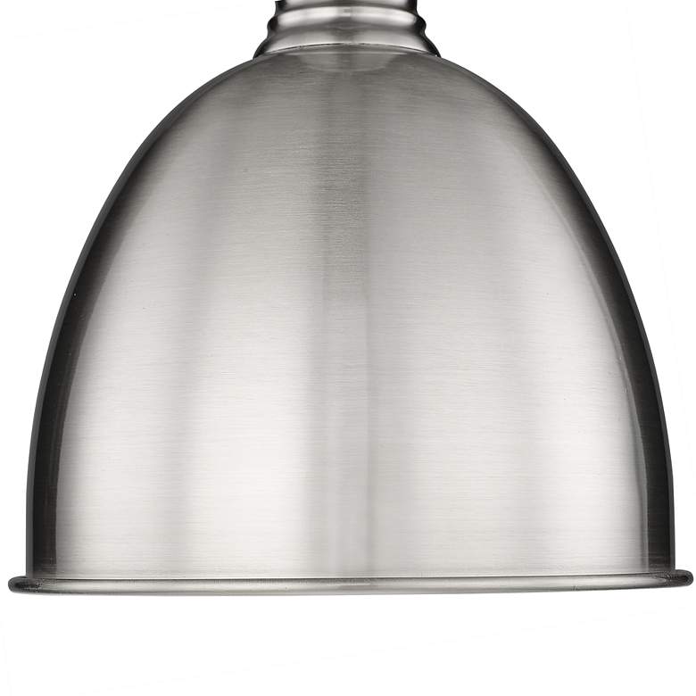 Image 5 Sawyer 8 1/4" Wide Brushed Nickel Dome Mini Pendant more views