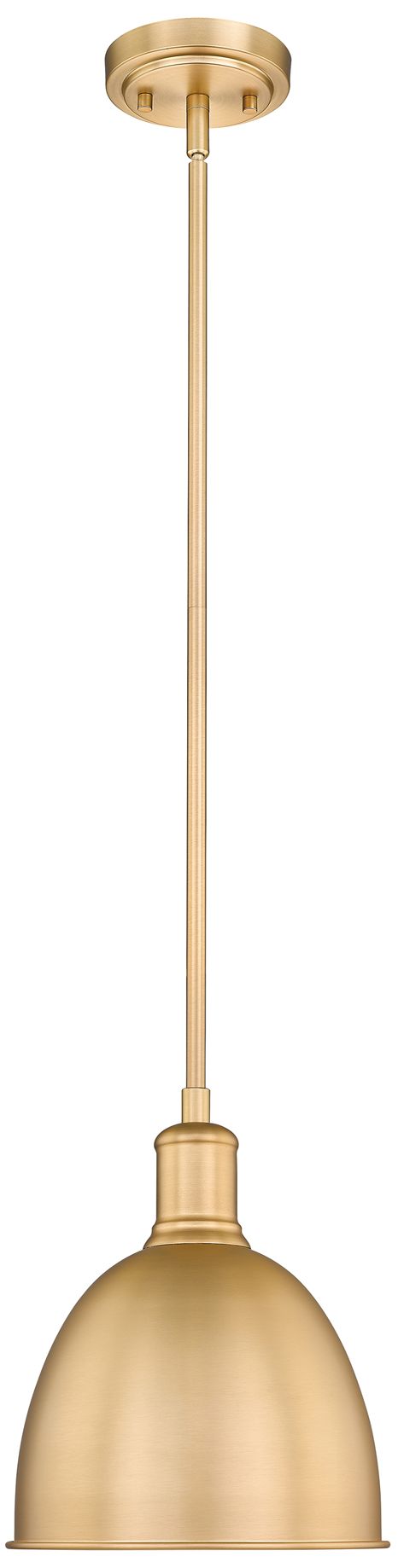 Sawyer by Z-Lite Classic Brass 8.25 inch 1 Light Pendant