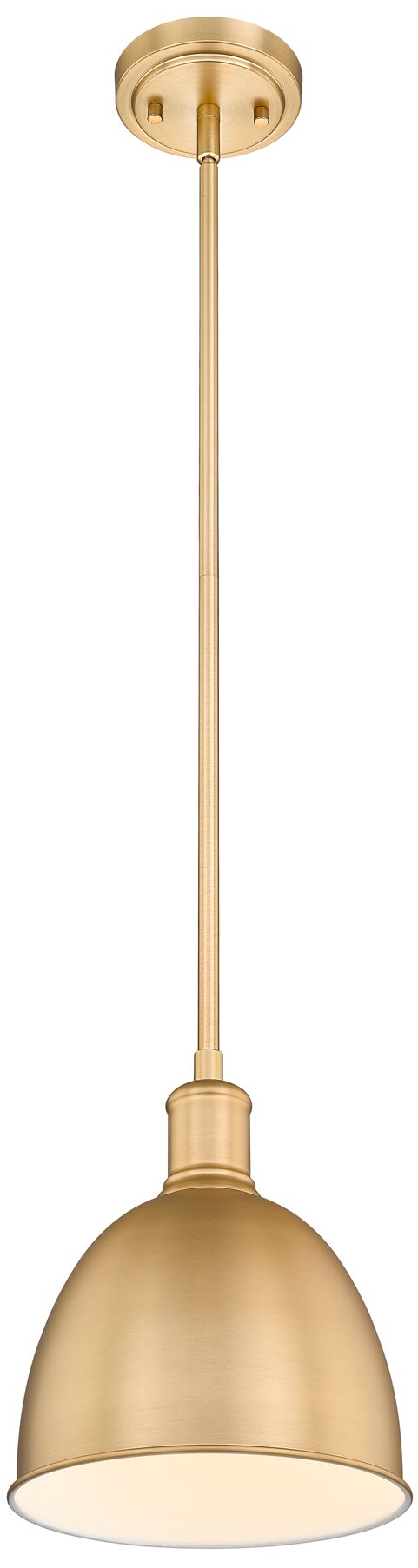 Image 4 Sawyer by Z-Lite Classic Brass 8.25 inch 1 Light Pendant more views