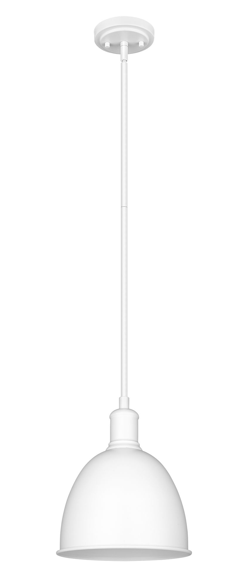 Image 7 Sawyer by Z-Lite Satin White 8.25 inch 1 Light Pendant more views