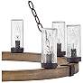 5_Sawyer Medium Single Tier 12v 24" Wide 6-Light Chandelier more views
