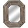 Sawyer Wood 28" x 36 1/2" Octagonal Wall Mirror
