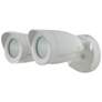 Saxon 4 1/2" High White Dual-Head LED Outdoor Security Light