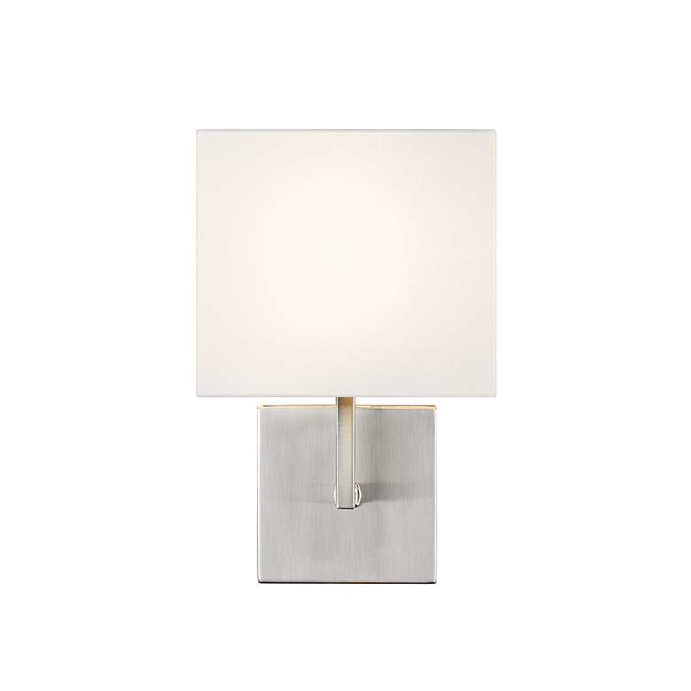 Image 5 Saxon by Z-Lite Brushed Nickel 1 Light Wall Sconce more views
