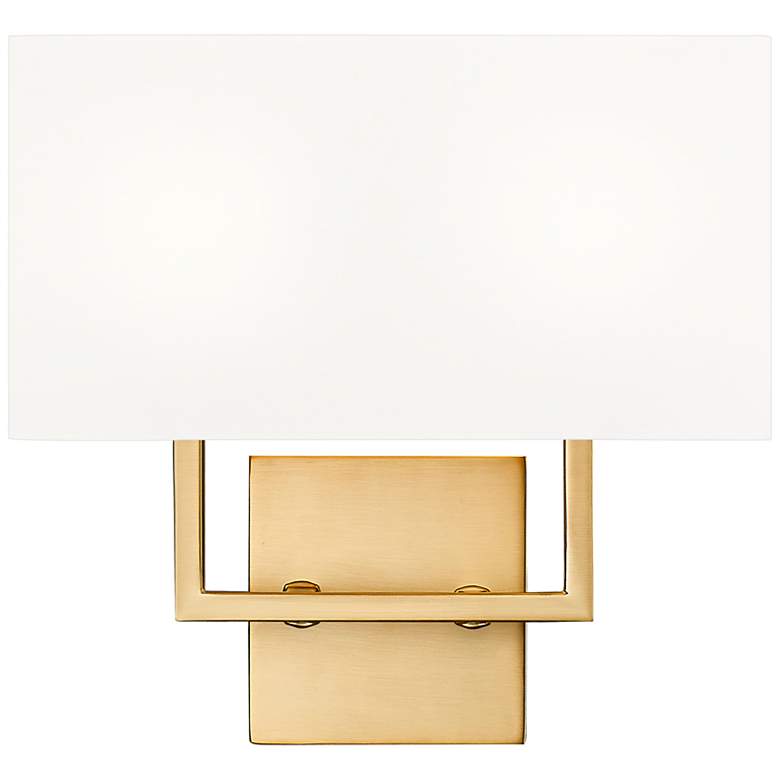 Image 6 Saxon by Z-Lite Olde Brass 4 inch 2 Light Wall Sconce more views