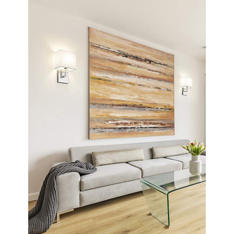 Image 3 Saxon by Z-Lite Polished Nickel 1 Light Wall Sconce more views