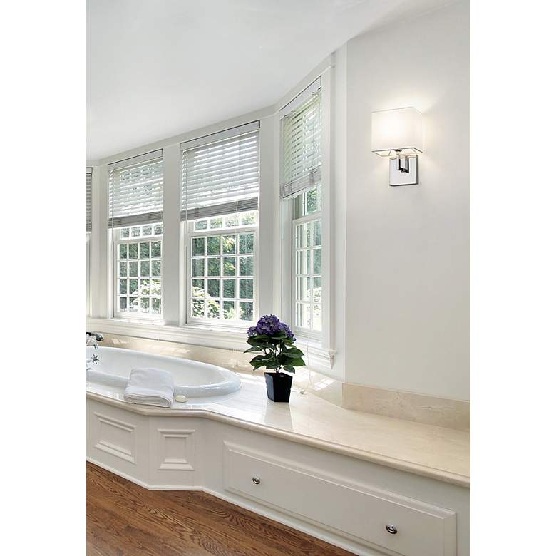 Image 4 Saxon by Z-Lite Polished Nickel 1 Light Wall Sconce more views