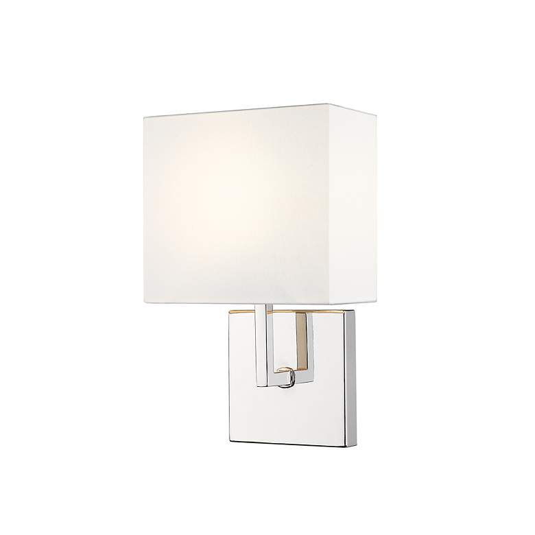 Image 6 Saxon by Z-Lite Polished Nickel 1 Light Wall Sconce more views