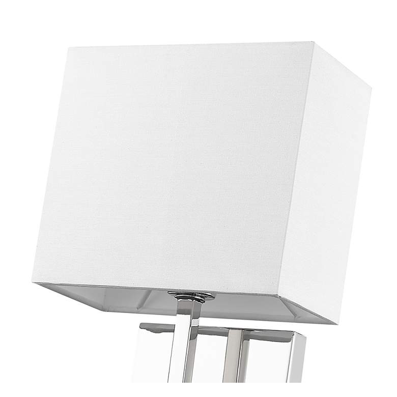 Image 7 Saxon by Z-Lite Polished Nickel 1 Light Wall Sconce more views