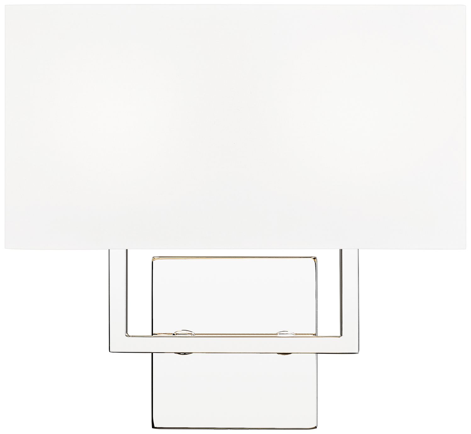 Image 5 Saxon by Z-Lite Polished Nickel 4 inch 2 Light Wall Sconce more views