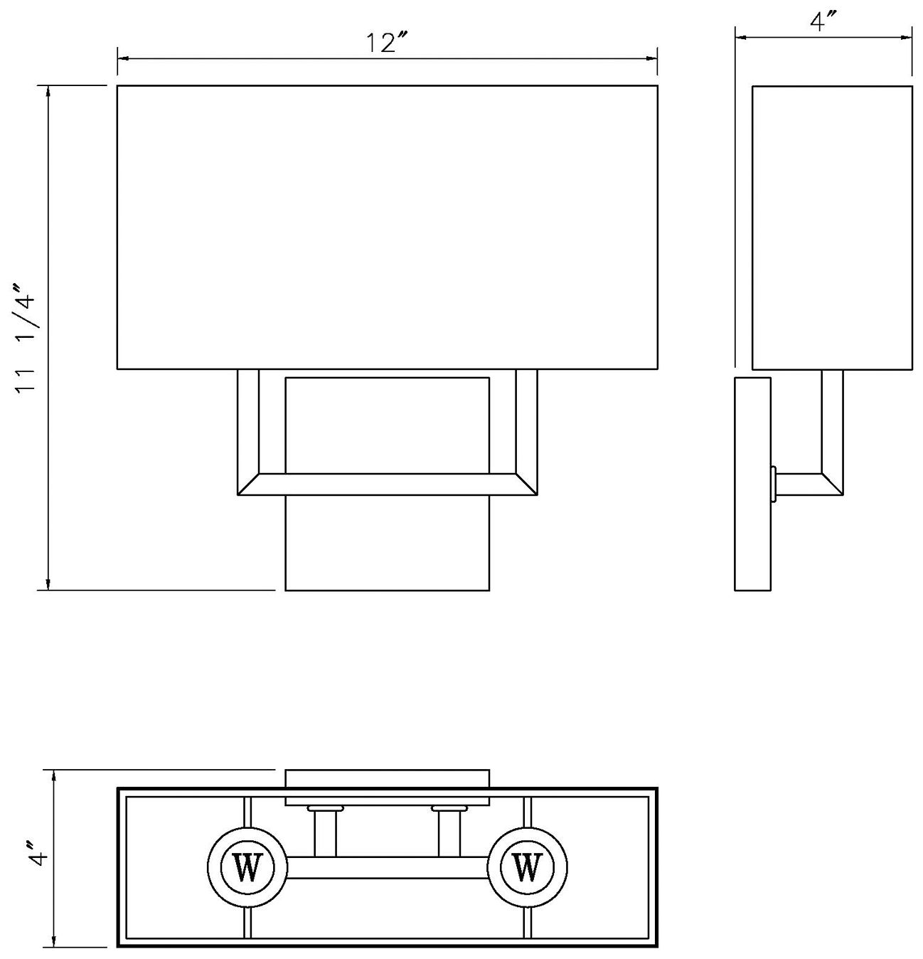 Saxon by Z-Lite Polished Nickel 4 inch 2 Light Wall Sconce