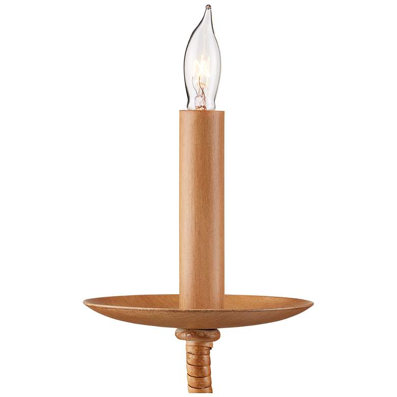 Image 4 Saxon Rattan Linear Chandelier more views