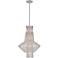 Saybrook 18" Wide 7-Light Catalina Silver Beaded Pendant