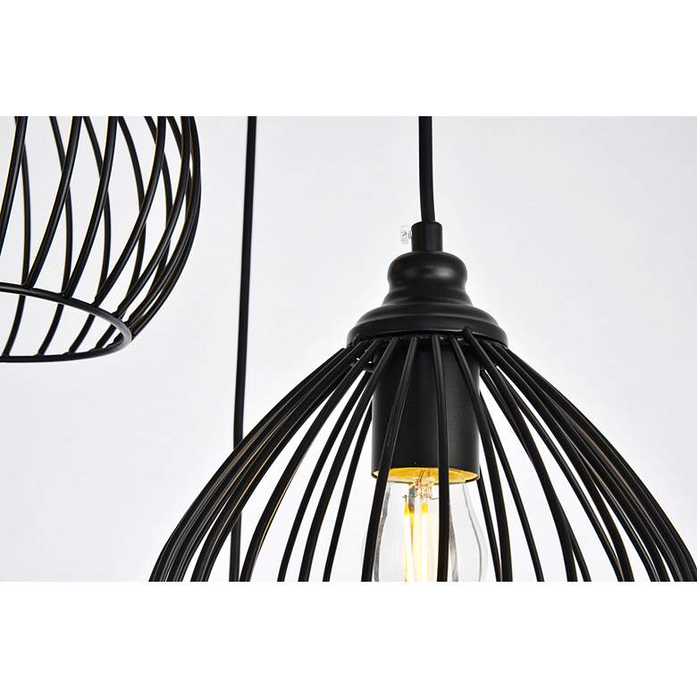 Image 6 Sayer Collection Pendant D16.0 H23.1 Lt:3 Black Finish more views
