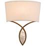 Sayville 12" High Distressed Gold Wall Sconce