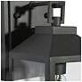 2_Scaatropurea 11" High Textured Black Outdoor Wall Light more views