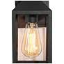 4_Scaatropurea 11" High Textured Black Outdoor Wall Light more views