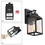 5_Scaatropurea 11" High Textured Black Outdoor Wall Light more views